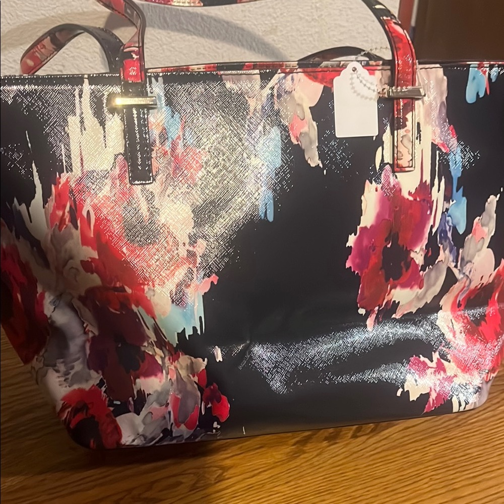 Kate Spade of New York Black Floral Women's tote. NEW